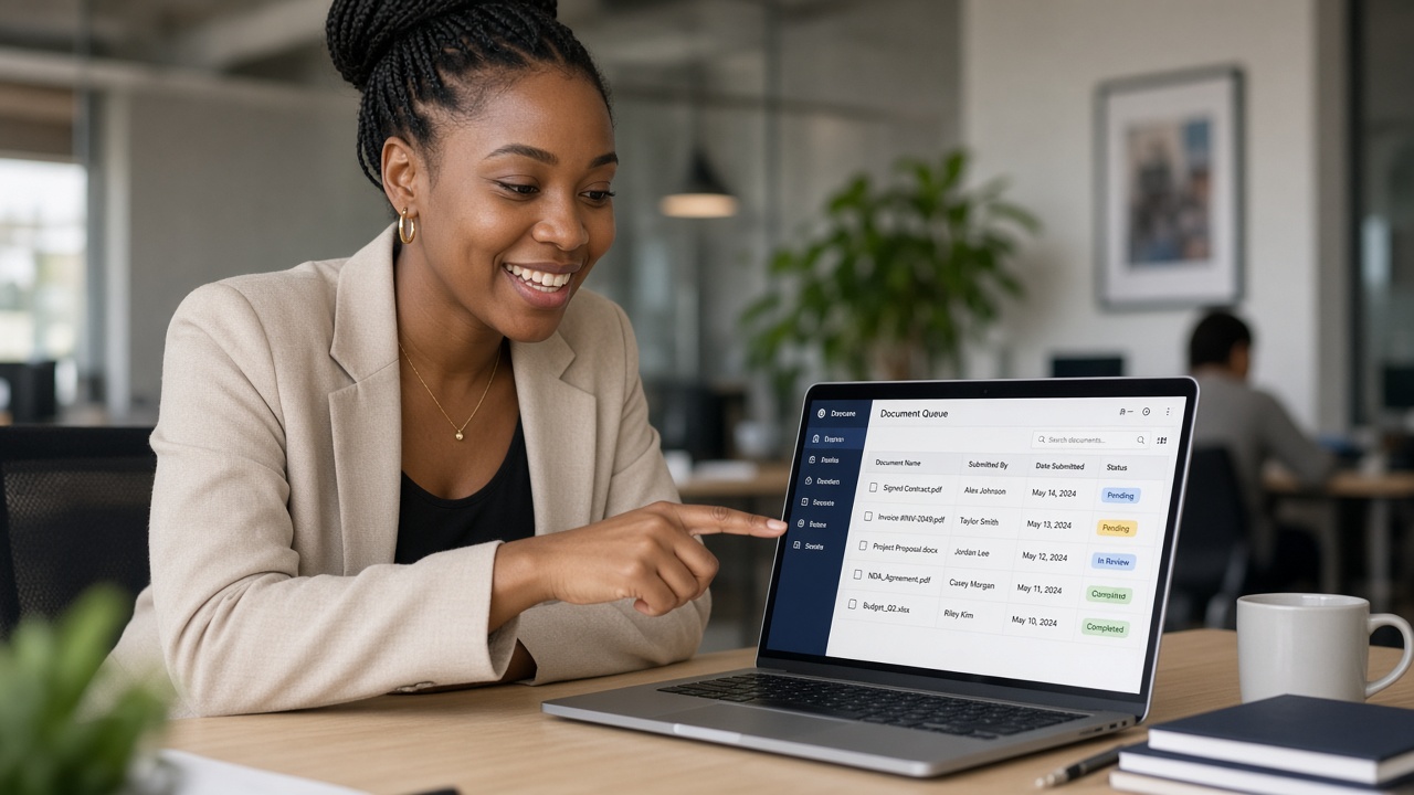 Professional using Documents